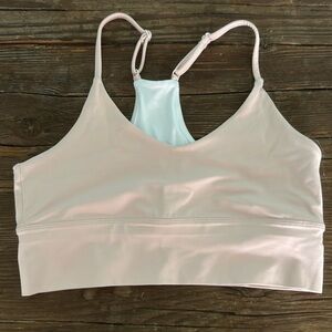 Kavala Pink Crop Sports Bra